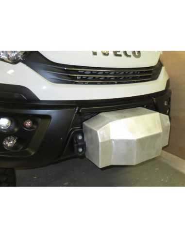 Cubierta protectora de aluminio para cabrestante Iveco Daily 3 4x4 (2019-) - N4-Offroad