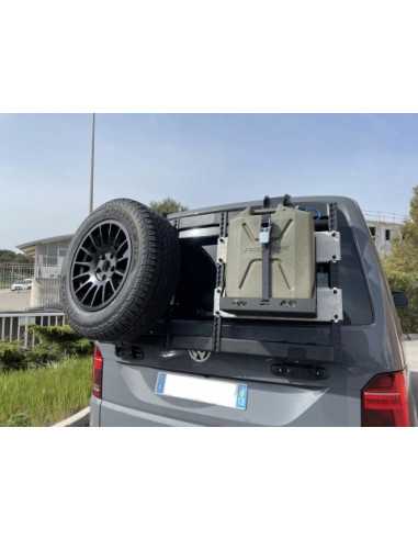 Soporte porta ruedas multiusos puerta trasera Volkswagen T5/ T6 - N4-Offroad