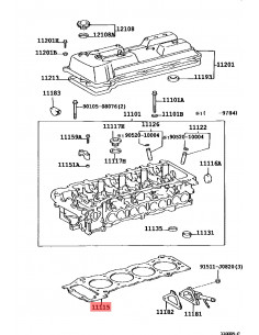 Head gasket for Toyota Hilux Revo (engine 2GDFTV, mark D)... 2