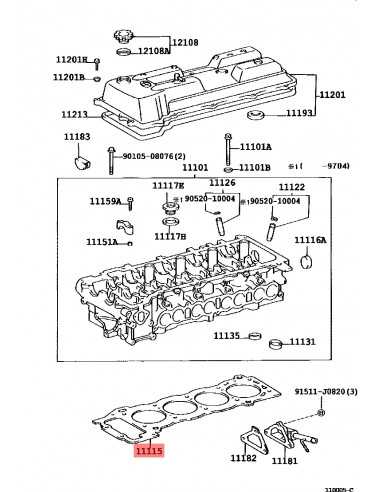 Junta de cabeçote para Toyota Hilux Revo (motor...