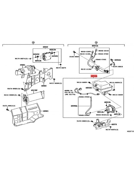 Pompa di controllo altezza sospensione idraulica j - 20 - Originale Toyota Land Cruiser