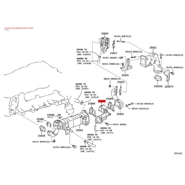 EGR-Ventil (n-2), Für Toyota Land Cruiser J12 /...