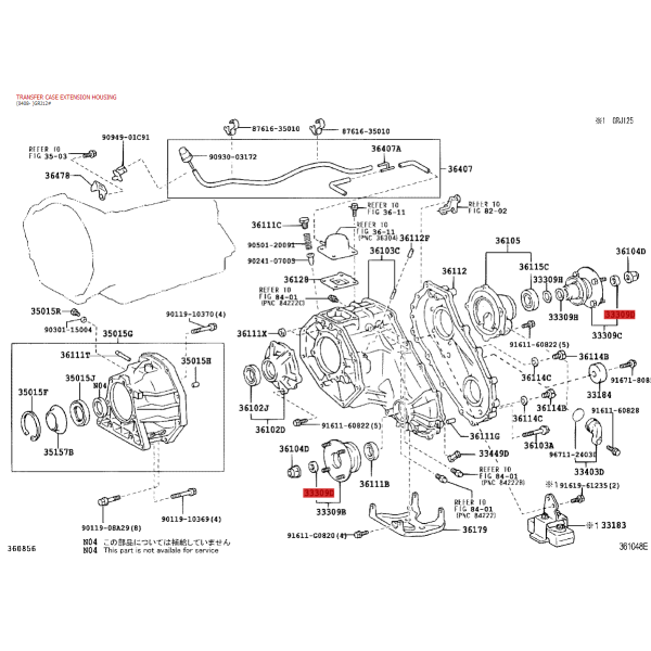 Guarnizione interna flangia uscita transfer a...