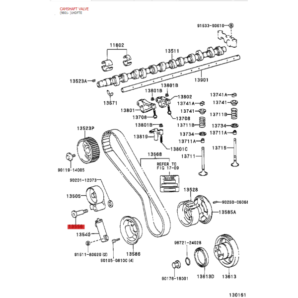 Timing roller bolt, For Toyota Land Cruiser J8...