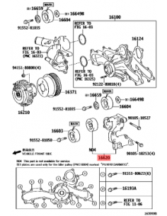 Tensor de correia de serviço J12 / FJ CRUISER (1GRFE) -... 2