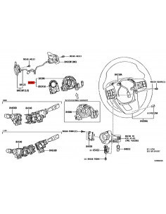 Serpentin Airbag Lenkrad für Toyota Hilux Revo - Original... 2