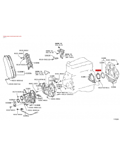 Retaining crankshaft, gearbox side J15 (GDJ) - Original... 2
