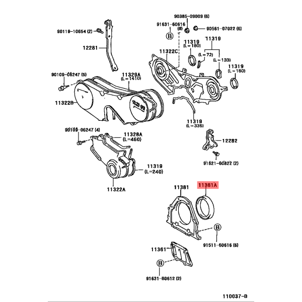 Crankshaft Seal Gearbox Side HILUX REVO (GDJ) -...
