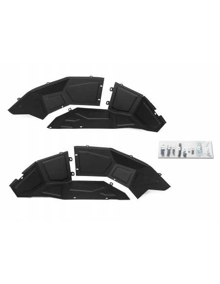 RIVAL Rear Aluminum Inner Fenders for Jeep Wrangler JL in Black - Rival