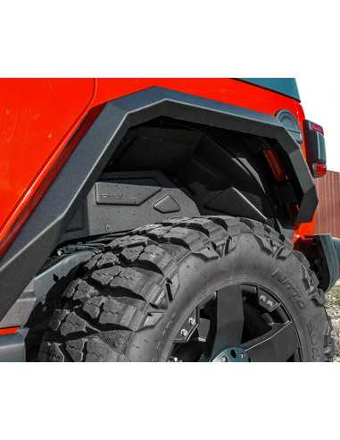 RIVAL Aluminum Rear Covers for Jeep Wrangler JL (2018 ahead) in Black - Rival