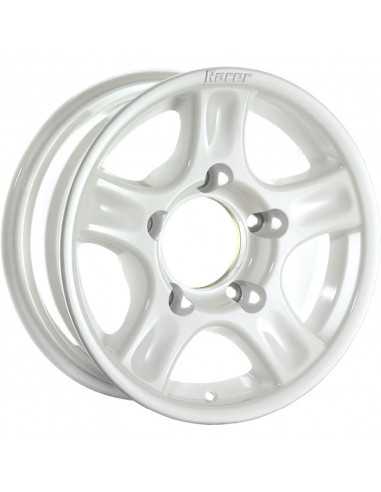 Roue blanche ALU RACER (8 X 16 5x127 ET10 CB71.6)