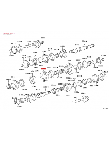 Reverse gear ring for J9 / 12 gearbox (5...