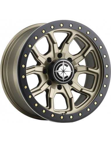 Llanta OC WHEELS 9303 DUAL TEK MATTE GOLD (9x17 6x139.7 ET0 CB110)