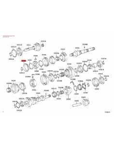 4th gear synchronizer for Toyota Land Cruiser J9 / 12 /... 2
