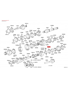 5th gear synchronizer J9 (5-speed) - Original Toyota Land... 2