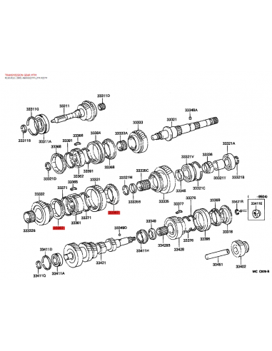 Synchronisator für den 1. oder 2. Gang J7...