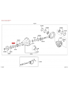 Rear differential pinion seal Toyota Hilux Vigo (without... 2