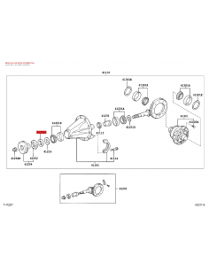 Rear differential pinion seal for Toyota Hilux Vigo (with... 2