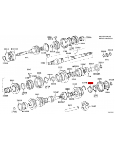 Anillo, Synchronisator, Außen n - 3 J12 (5-Gang) -... 2