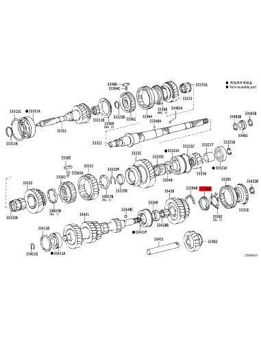 Anillo, Synchronisator, Außen n - 3 J12...