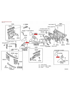 Clamp Plastic Fender Bracket For Toyota Land Cruiser J12... 2