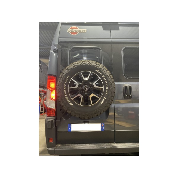 Support roue 16" inox porte arrière gauche Fiat...