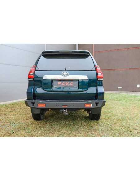Short rear steel bumper reinforced with LED lights Toyota Land Cruiser J15 (2017 - ) - Fabryka 4x4