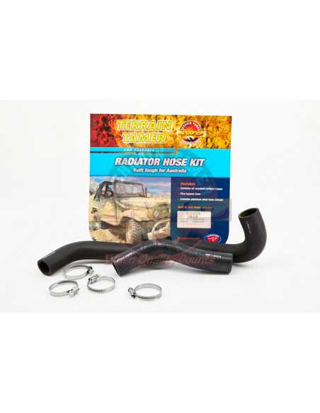 Kit de mangueiras de radiador reforçadas Toyota Hilux (1988 - 1998) sem direção assistida - Terrain Tamer
