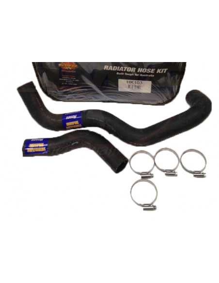 Reinforced radiator hose kit Toyota Hilux (1984 - 1989) without power steering - Terrain Tamer