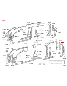 Hintere linke Seite Hilux Vigo Original Toyota Land Cruiser 2