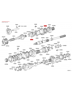 Synchronizer ring transfer case for Toyota Land Cruiser... 2