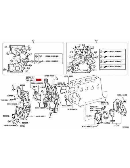 Bomba de óleo (motor 1GDFTV, após 08/2020), para Toyota Land Cruiser J15 - Original Toyota Land Cruiser