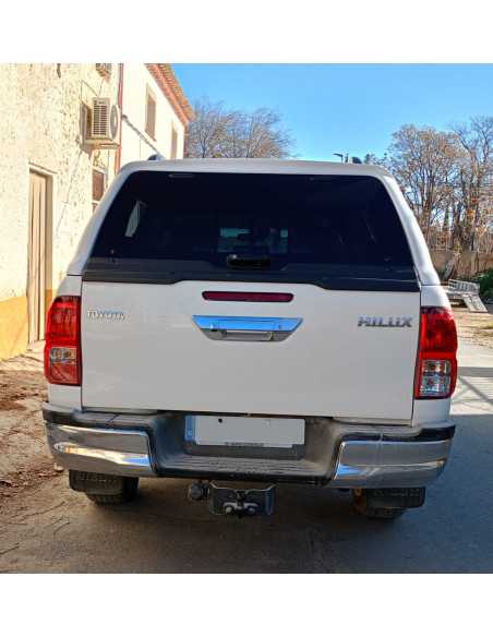 Hardtop Reforçado Stylish com Janelas Corrediças para Toyota Hilux Revo Cabine Dupla (2015 até atual) em Primário - Aeroklas