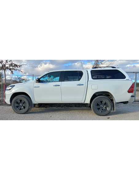 Hardtop Reforçado Stylish com Janelas Corrediças para Toyota Hilux Revo Cabine Dupla (2015 até atual) em Primário - Aeroklas