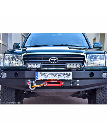 Para-choques dianteiro de aço reforçado J10 (1998 - 2004) Toyota Land Cruiser - Fabryka 4x4
