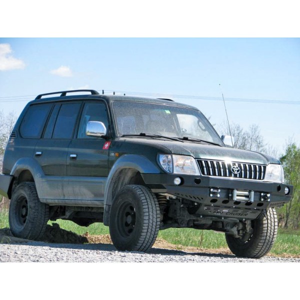 Front bumper of reinforced steel Toyota Land...