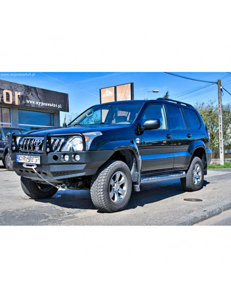 Bullbar desmontable parachoques Fabryka Toyota Land Cruiser J12 (con aletines) - Fabryka 4x4