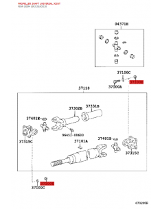 Tuerca cardan delantera / trasera J10 / 12 / 15 / 20 / FJ... 2
