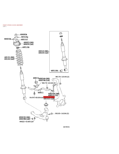 TOPE SUSPENSION DELANTERO J-12/FJ