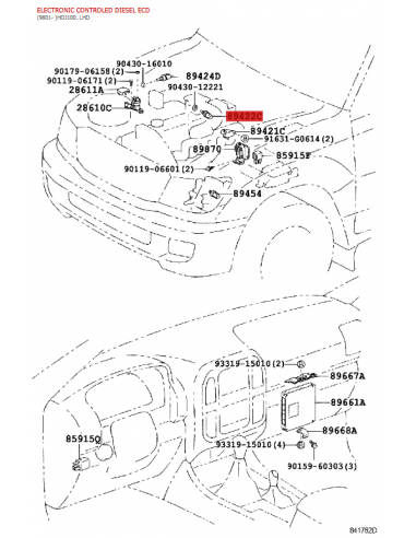 Temperatursensor Motor - Original Toyota Land...