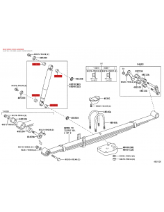 Silentblock rear shock absorber for Hilux Vigo - Original... 2