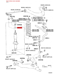 Silentblock Stoßdämpfer vorne oben J9/12 - Original... 2