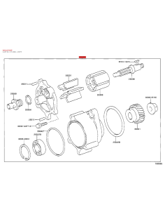 bombe à vide pour Toyota Land Cruiser J7 / 8 / 10 -... 2