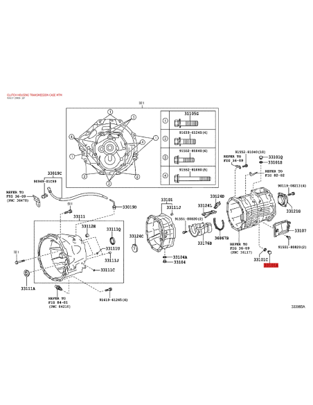 Tappo livello olio cambio manuale J15 - Originale Toyota Land Cruiser