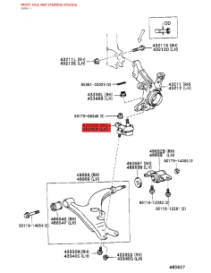 Rotula trapecio inferior delantero  Rav4 (1994-2000) -... 2