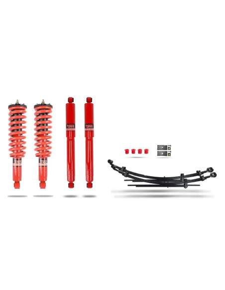 Kit de suspension complet préassemblé renforcé +40mm / 300kg Isuzu D-MAX (2017-2020) - Pedders