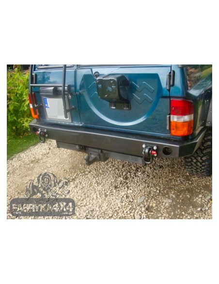 Parachoques trasero de acero reforzado Nissan Patrol GR Y60 Nissan - Fabryka 4x4