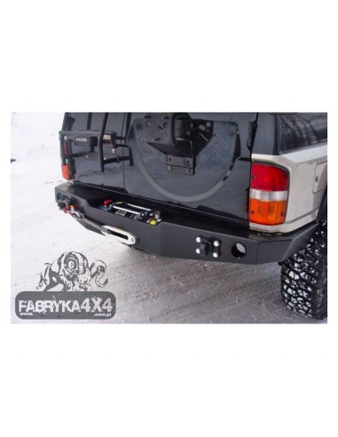 Rear steel bumper reinforced (with winch...