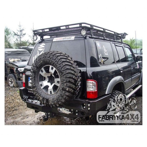 Rear bumper made of reinforced steel (with...