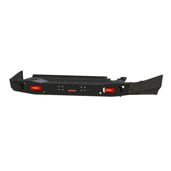 Rear long steel bumper reinforced with LED...